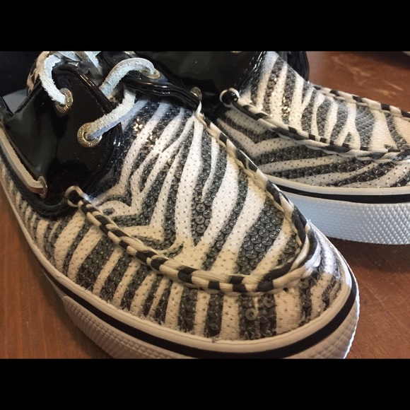 NIB Sperry top-sider loafer zebra pattern - Picture 4 of 8